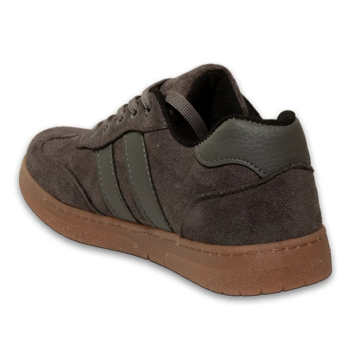 Beyaz Kadın Spor Ayakkabı Hafif Rahat Günlük Yürüyüş Casual Tüm Sezon Kullanıma Uygun Modern Sneaker Modeli Toptan - Renk: Gri - Fotoğraf 3 / 3