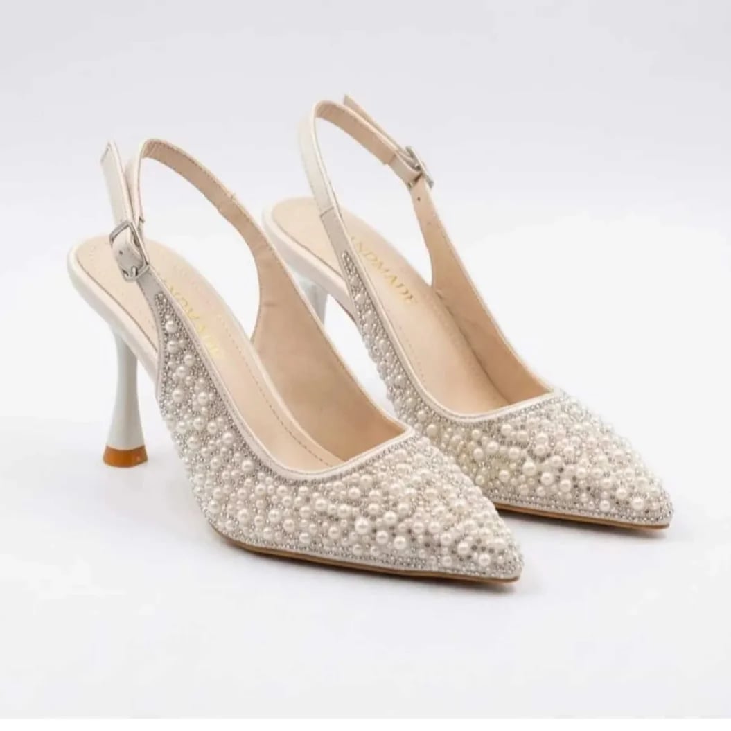 Beyaz Kadın Stiletto Suni Deri Şık Zarif Rahat Günlük Ofis Tüm Sezon Kullanıma Uygun Kadın Ayakkabı Modeli Toptan - Renk: Beyaz - Fotoğraf 1 / 1